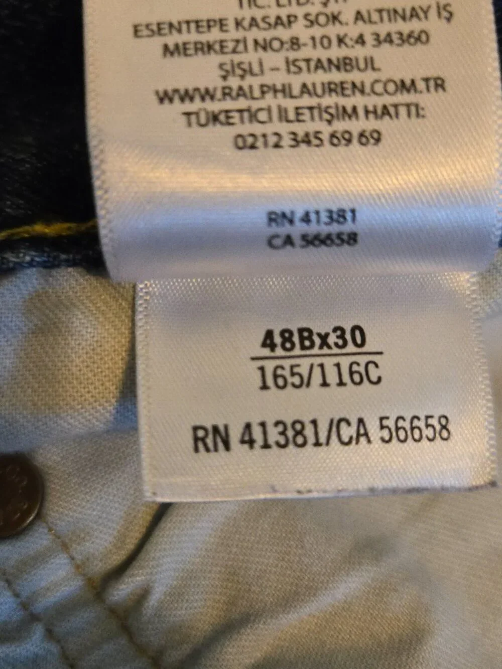 Polo Ralph Lauren The Hampton Relaxed Straight Jeans 48x30